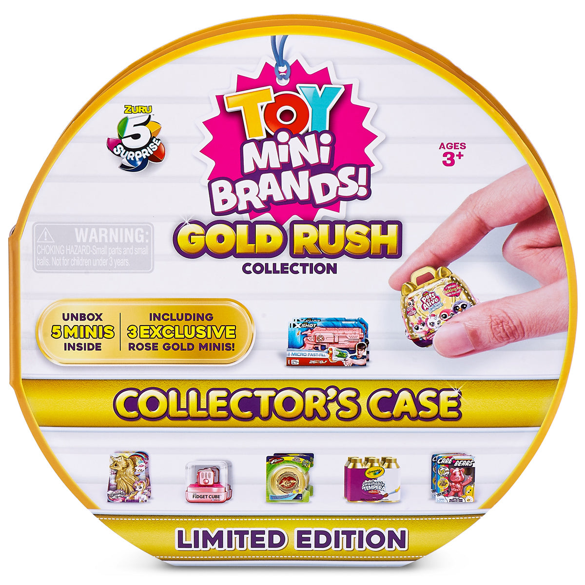 5 Surprise Toy Mini Brands - Gold Rush Collector's Case with 5 Surpris –  The Entertainer Pakistan