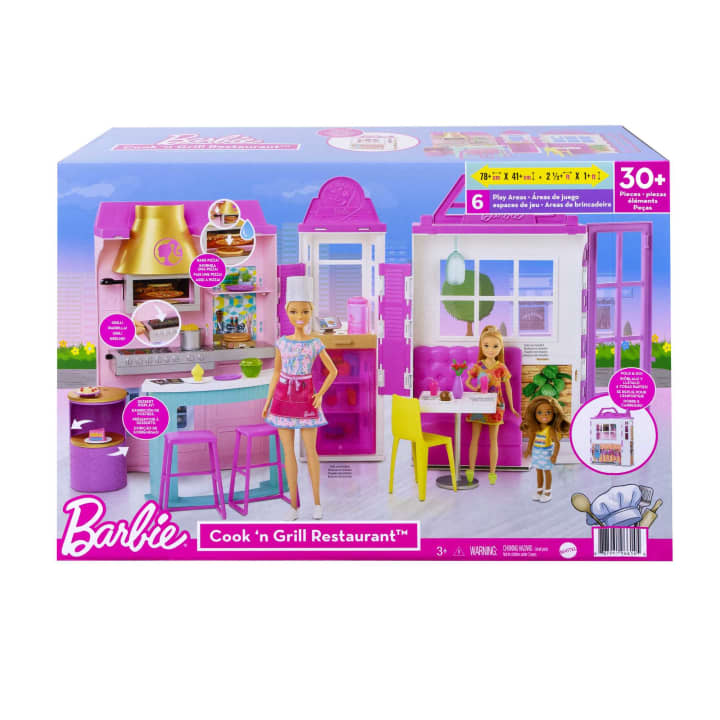 Barbie shop restaurant set