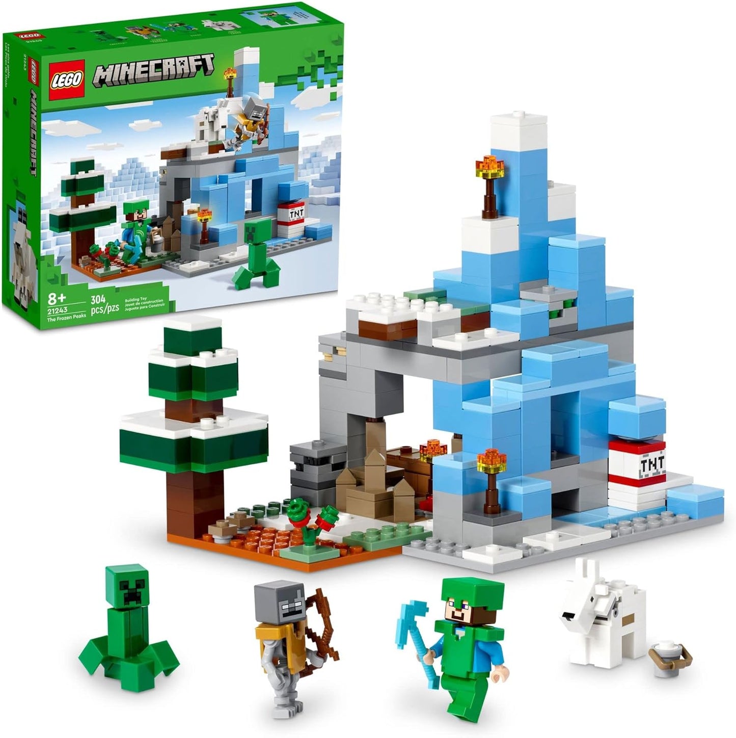 LEGO Minecraft - The Frozen Peaks 21243 – The Entertainer Pakistan