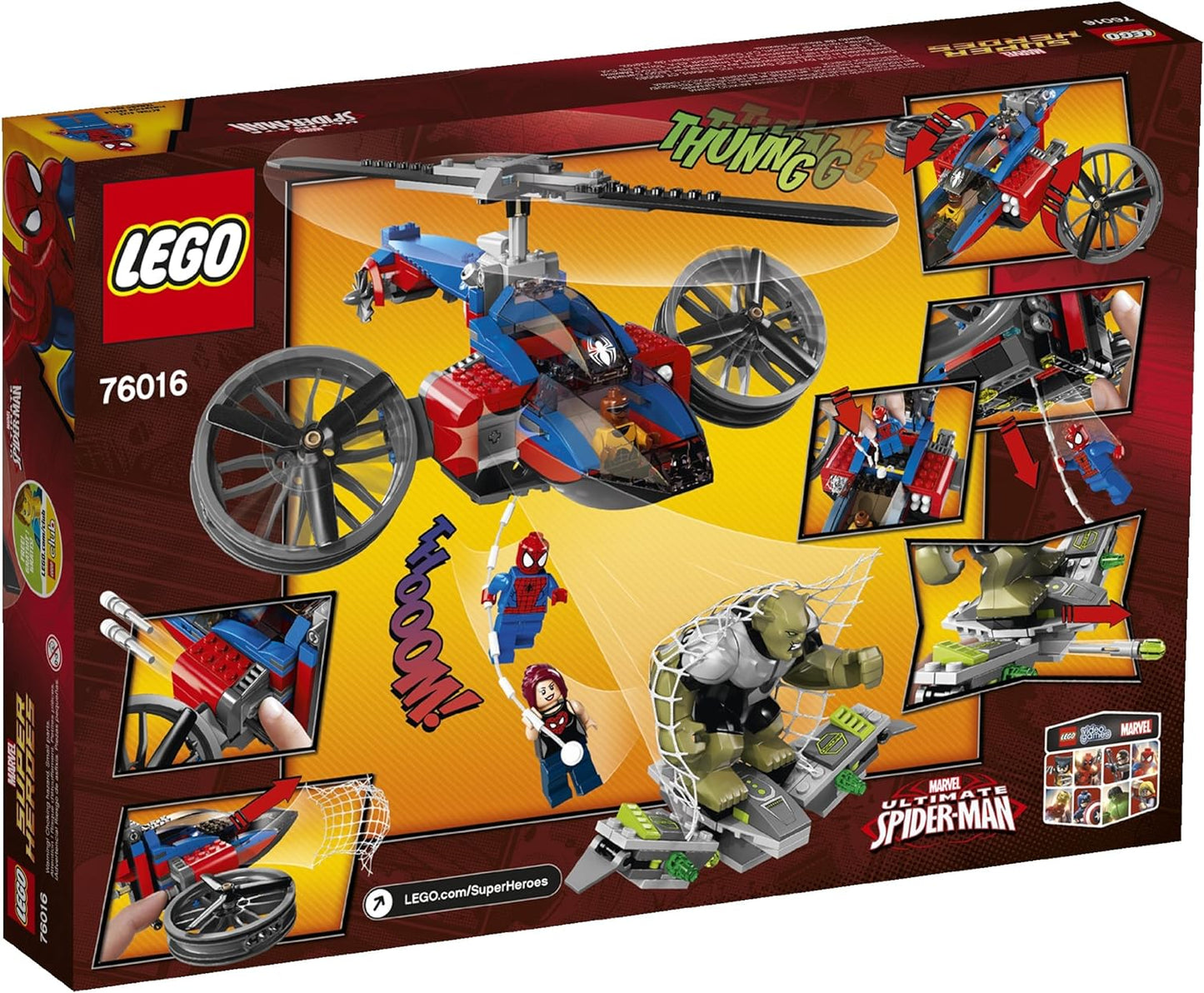 76016 Superheroes Spider-Helicopter Rescue