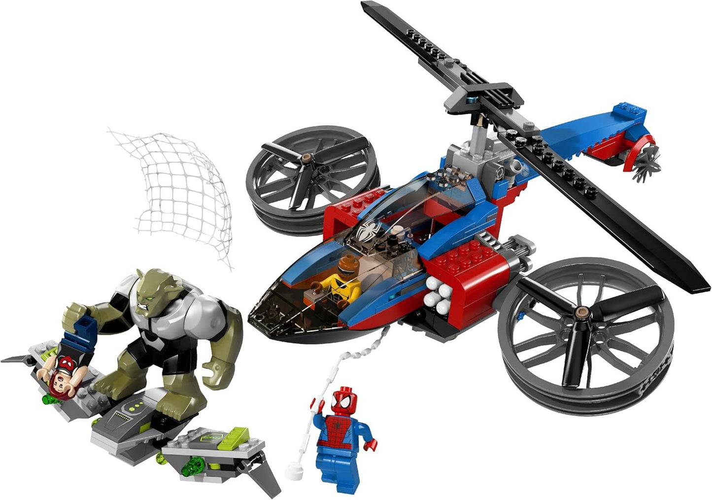 76016 Superheroes Spider-Helicopter Rescue