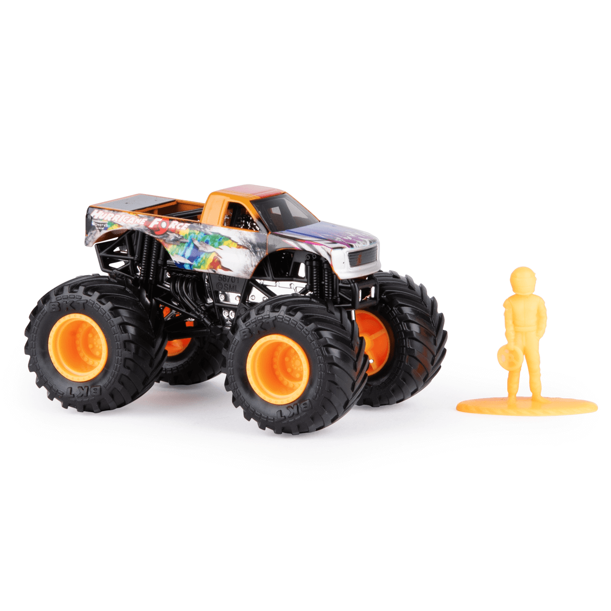 Monster Jam 1:64 Scale Die-Cast Monster Truck - Ruff Crowd Series (Styles Vary)