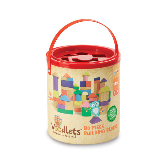 Woodlets 80 Piece Building Blocks