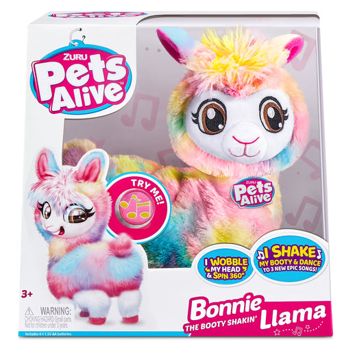 Pets Alive Rainbow Bonnie the Booty Llama By ZURU – The