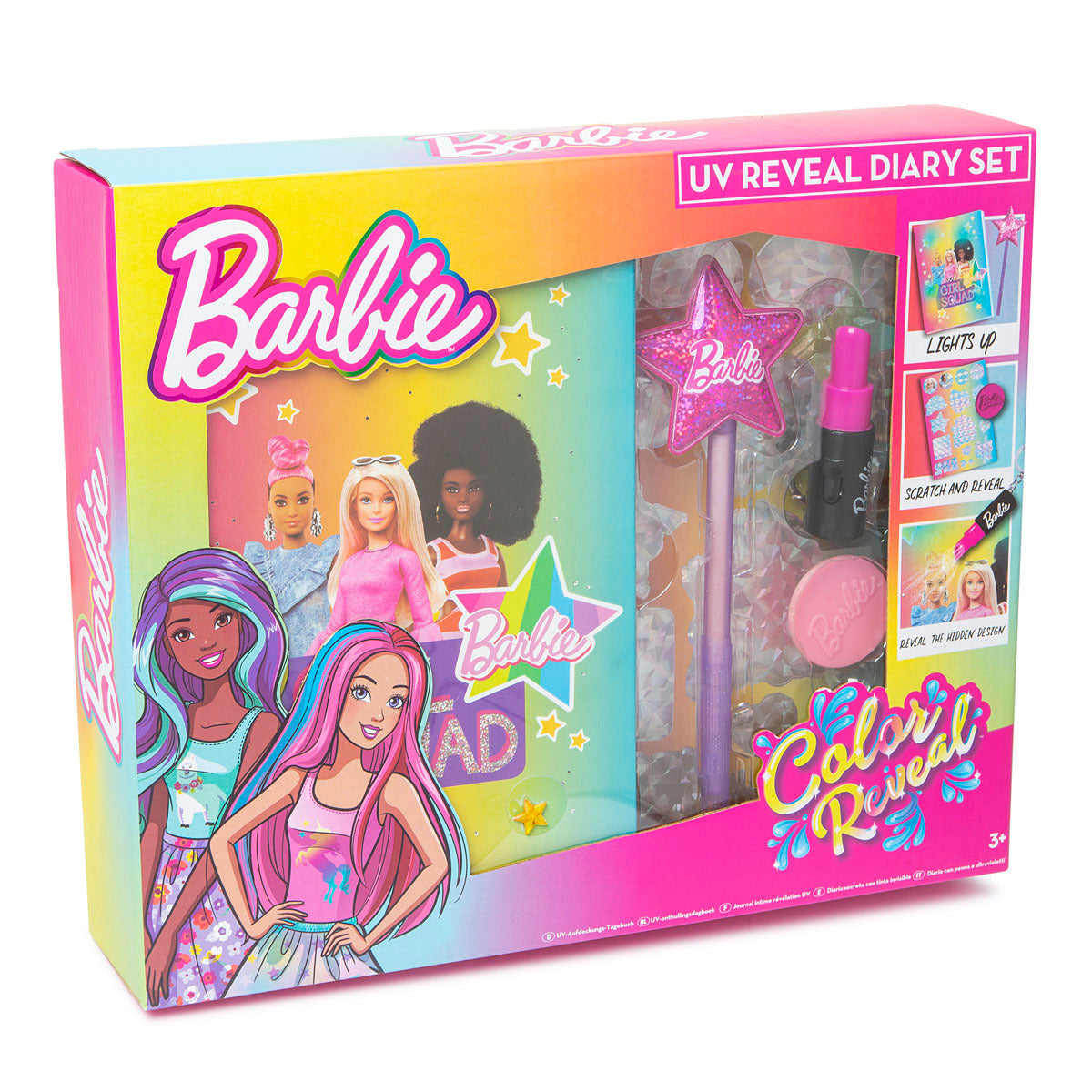 Barbie Colour Reveal UV Reveal Diary Set – The Entertainer Pakistan