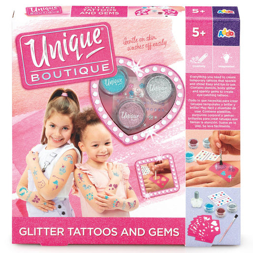 Unique Boutique Glitter Tattoos and Gems