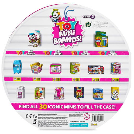 5 Surprise Toy Mini Brands Series 2 Collector's Case by ZURU – The ...