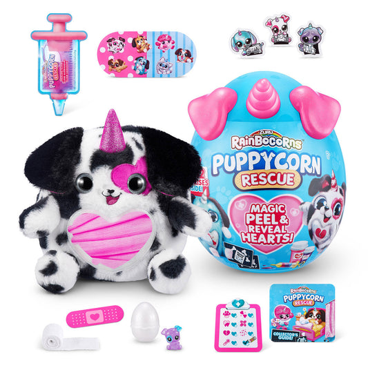 Rainbocorns Puppycorn Rescue Surprise with 12 Surprises by ZURU (Styles Vary)