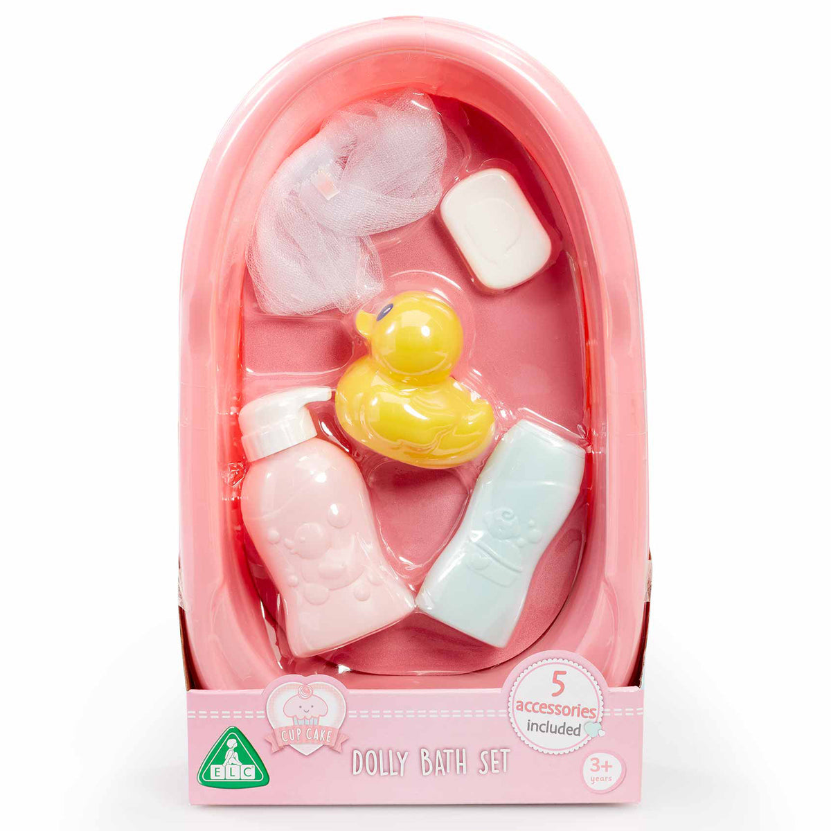 Cupcake Dolly Bath Set