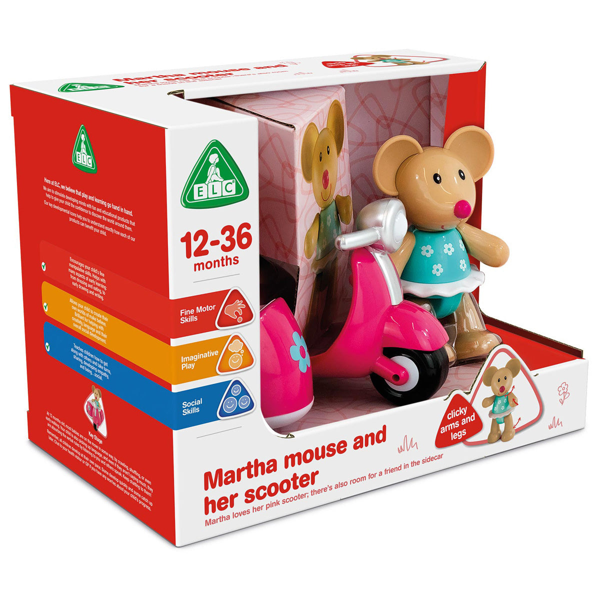 Early Learning Centre Martha Mouse and her Motor Scooter (Styles vary)