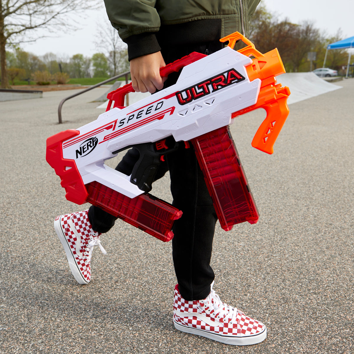 Nerf Ultra Speed Fully Motorized Blaster with 24 Nerf AccuStrike Ultra –  The Entertainer Pakistan