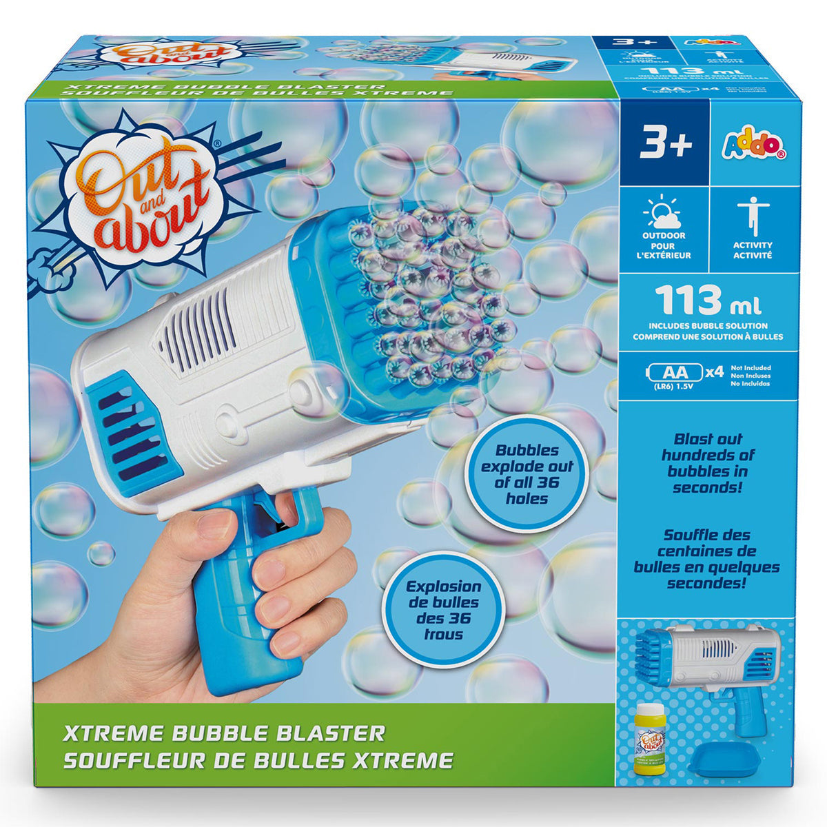 Out and About Xtreme Bubble Blaster (Blue)