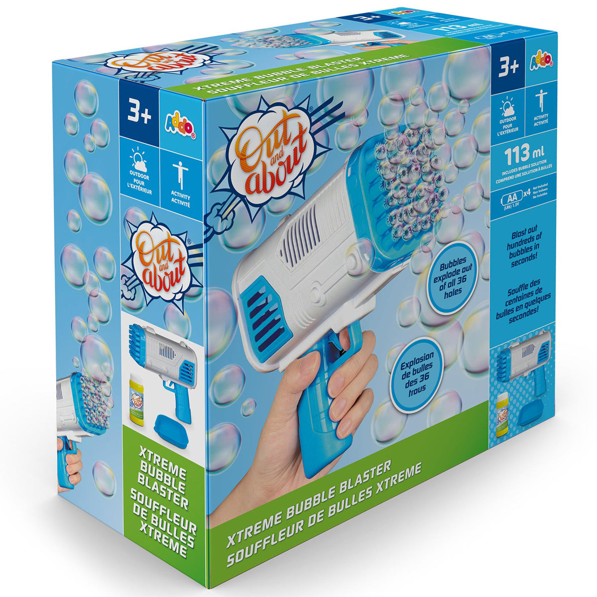 Out and About Xtreme Bubble Blaster (Blue)