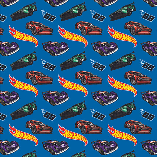 Hot Wheels 2 Sheet 2 Tag Wrapping Paper