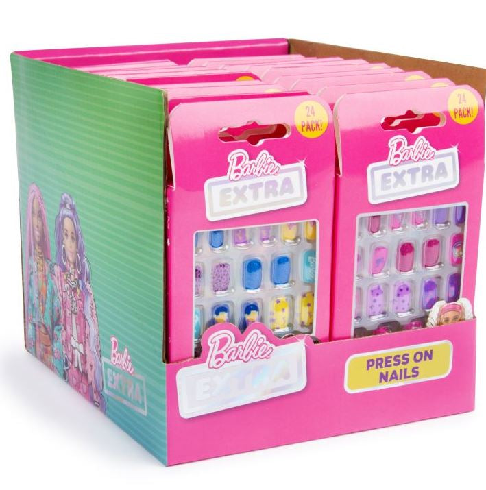 Barbie Press On Nails Asst