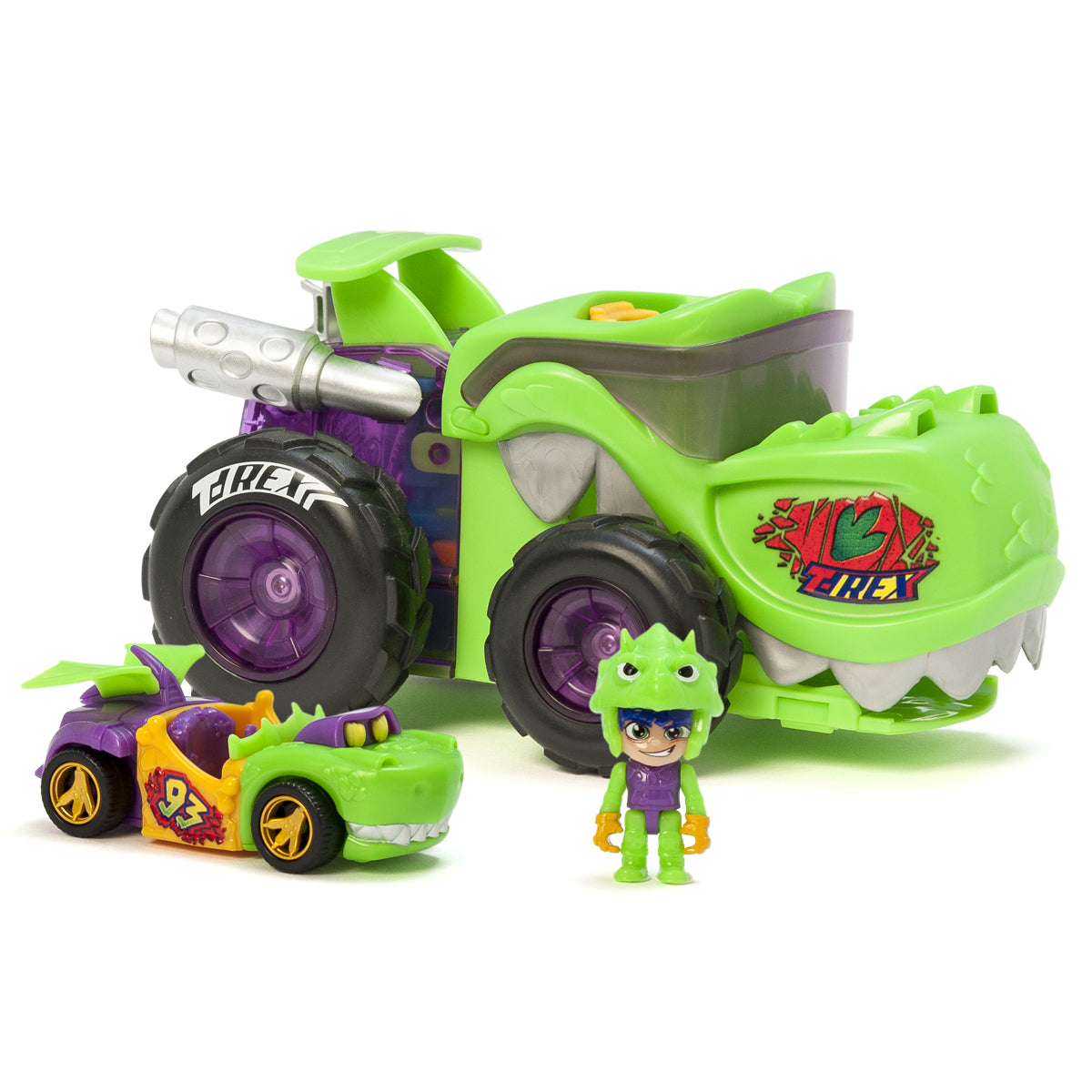 T-Racers T-Rex Mega Wheels Vehicle Playset (Styles Vary)