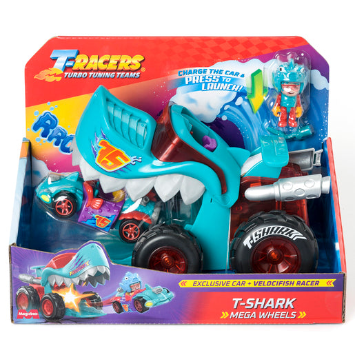 T-Racers T-Rex Mega Wheels Vehicle Playset (Styles Vary)