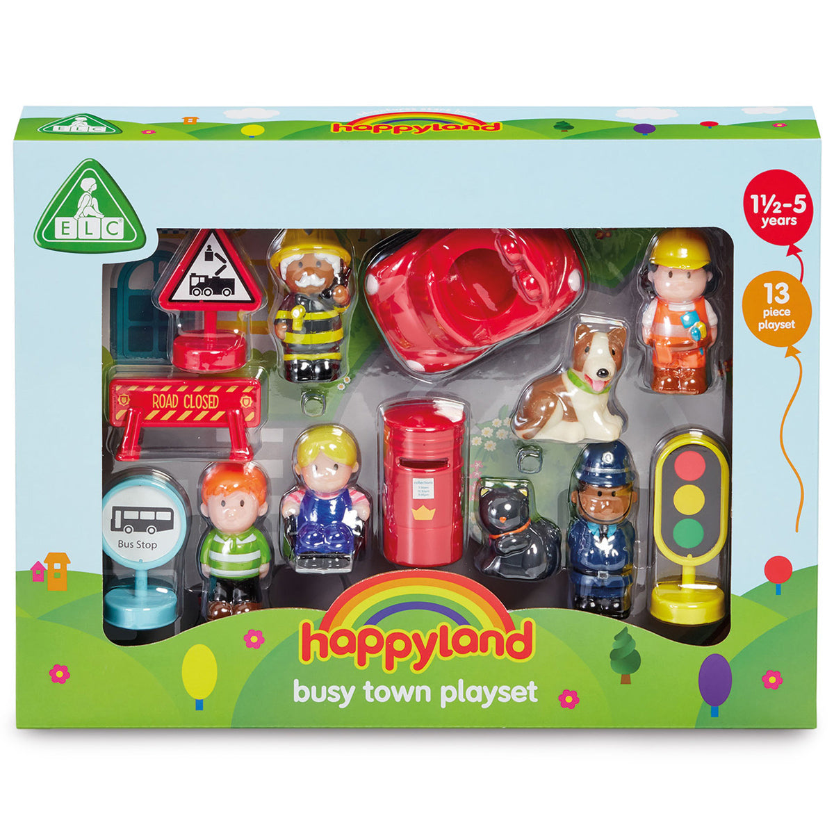 Happyland Busy Town Playset