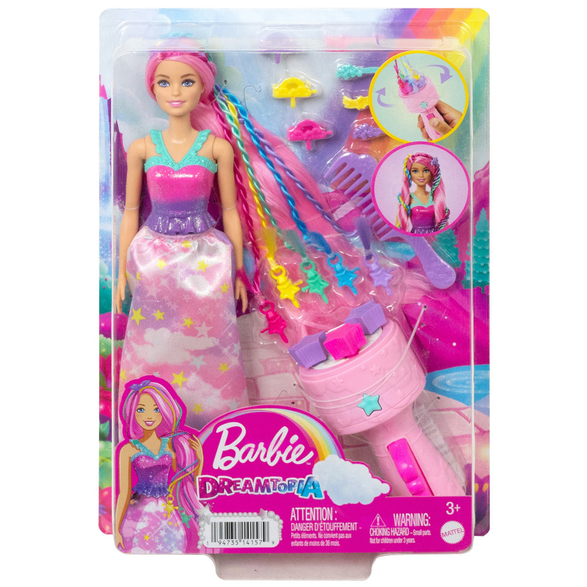 Pink barbie clearance doll