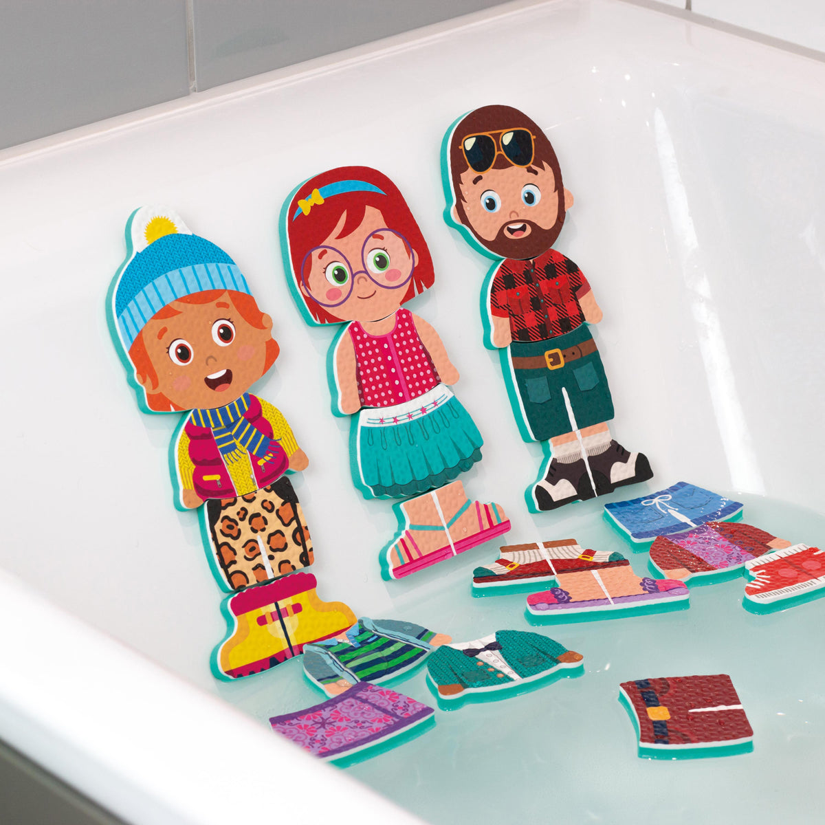 Little Lot Bath Dress-Up Bath Stickies