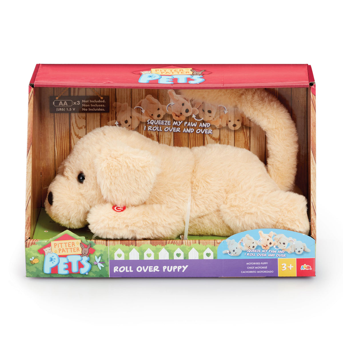 Pitter Patter Pets - Roll Over Puppy Electronic Pet