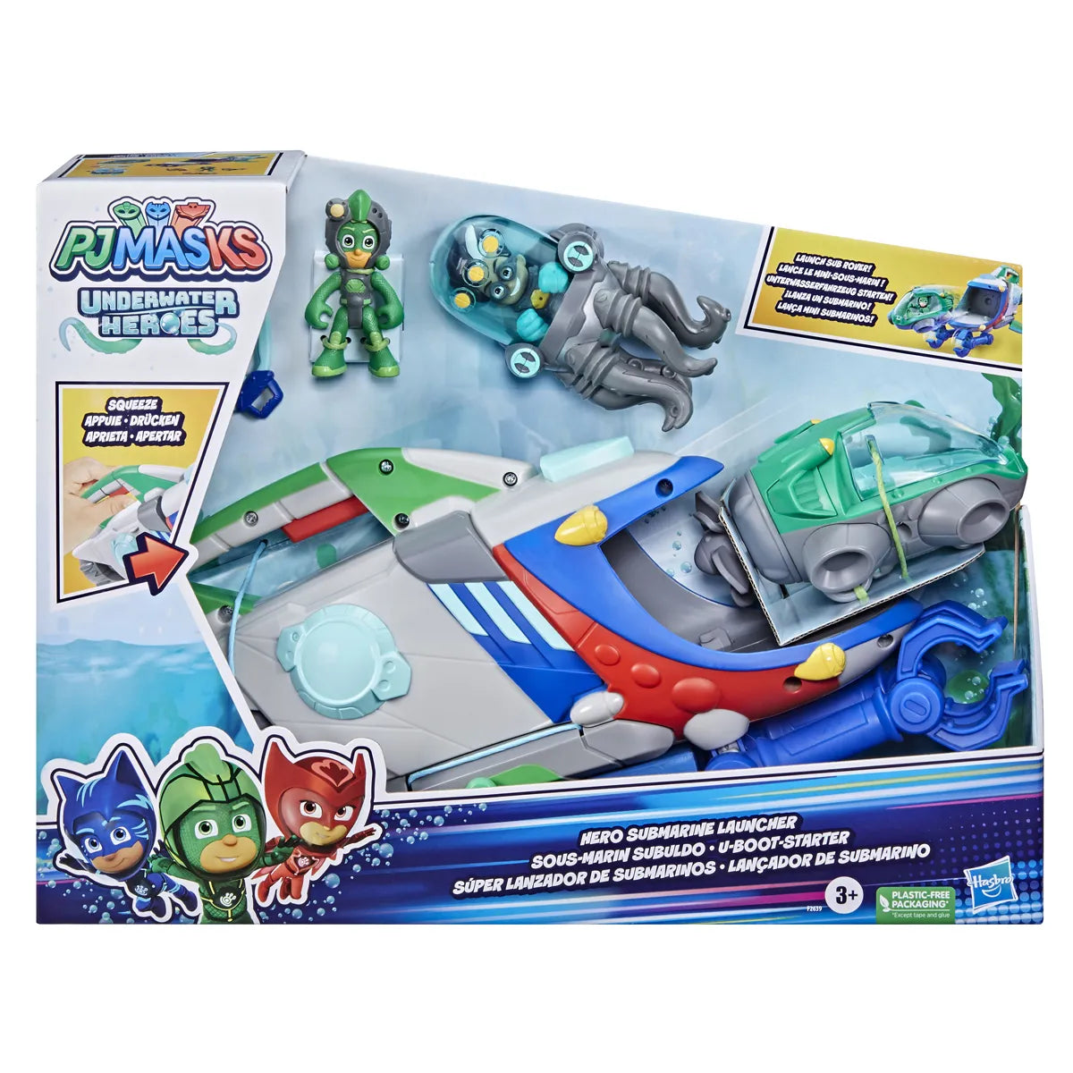 PJ Masks Underwater Heroes - Hero Submarine Launcher Playset