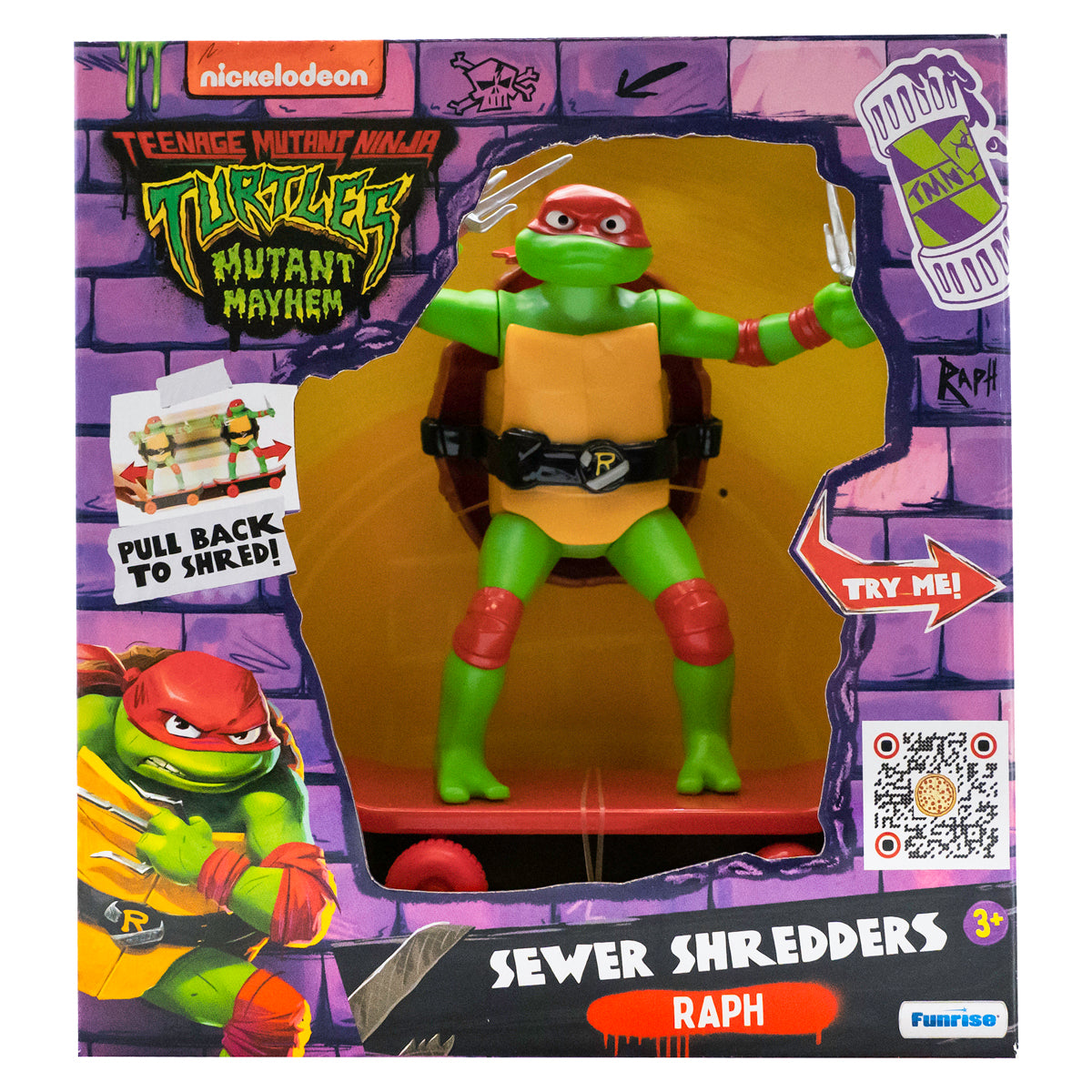 Teenage Mutant Ninja Turtles Mutant Mayhem - Raph Sewer Shredders Figure