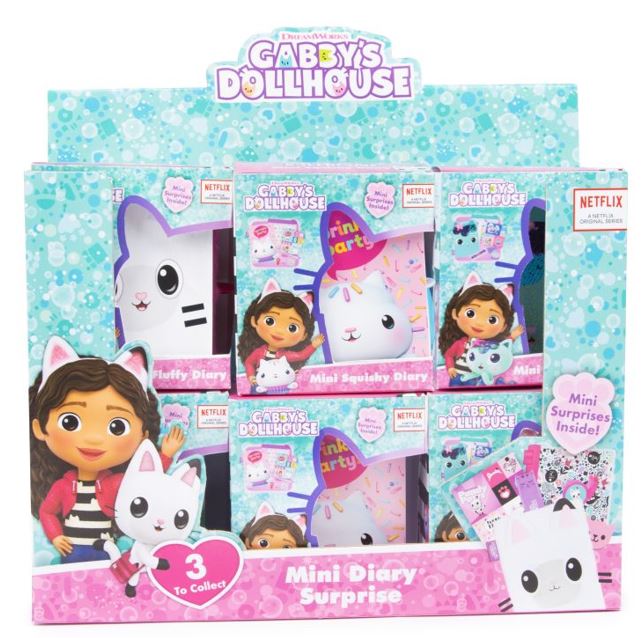 Gabbys Dollhouse Mini Diary Surprise (Styles Vary - One Supplied)