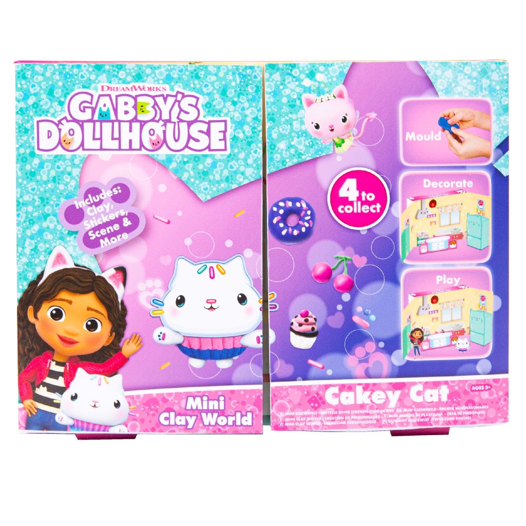 GABBYS DOLLHOUSE MINI CLAY WORLD (Styles Vary)