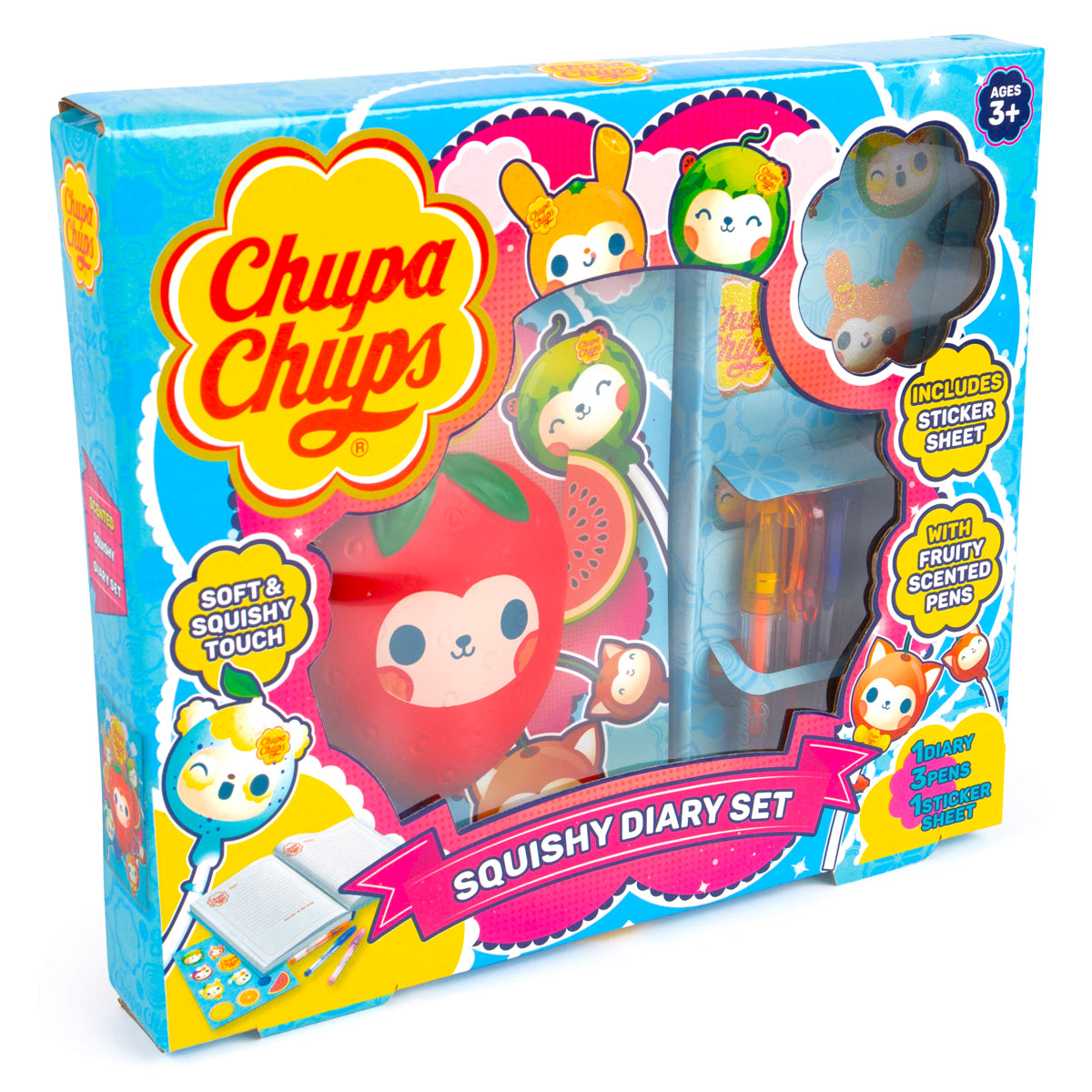 Chupa Chups Squishy Diary Set