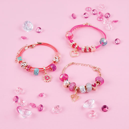 Make It Real - Think Pink Halo Charms Bracelet Craft Set