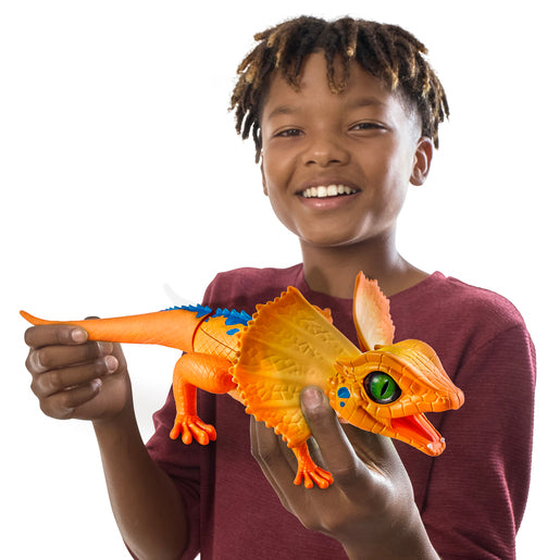 Robo Alive Orange Lurking Lizard Robotic Toy by ZURU