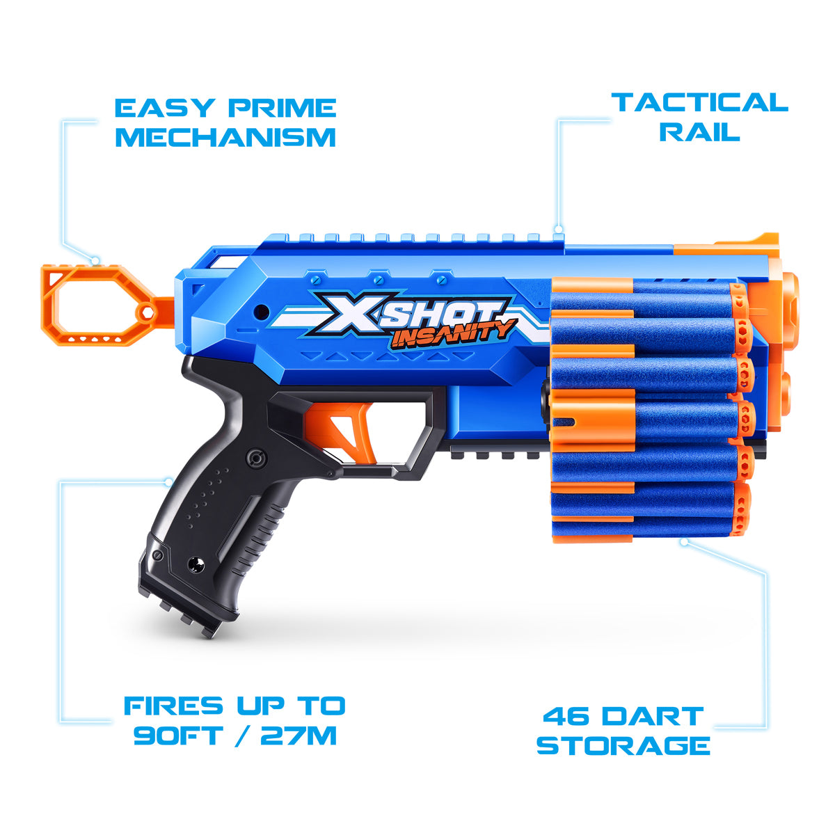 X-Shot Insanity Manic Blaster by ZURU