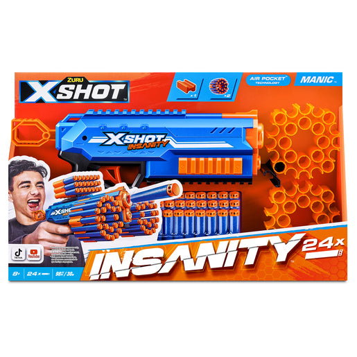 X-Shot Insanity Manic Blaster By ZURU – The Entertainer Pakistan