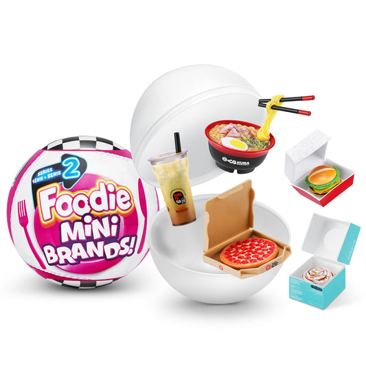 Foodie Mini Brands Series 2 Capsule by ZURU (Styles Vary)