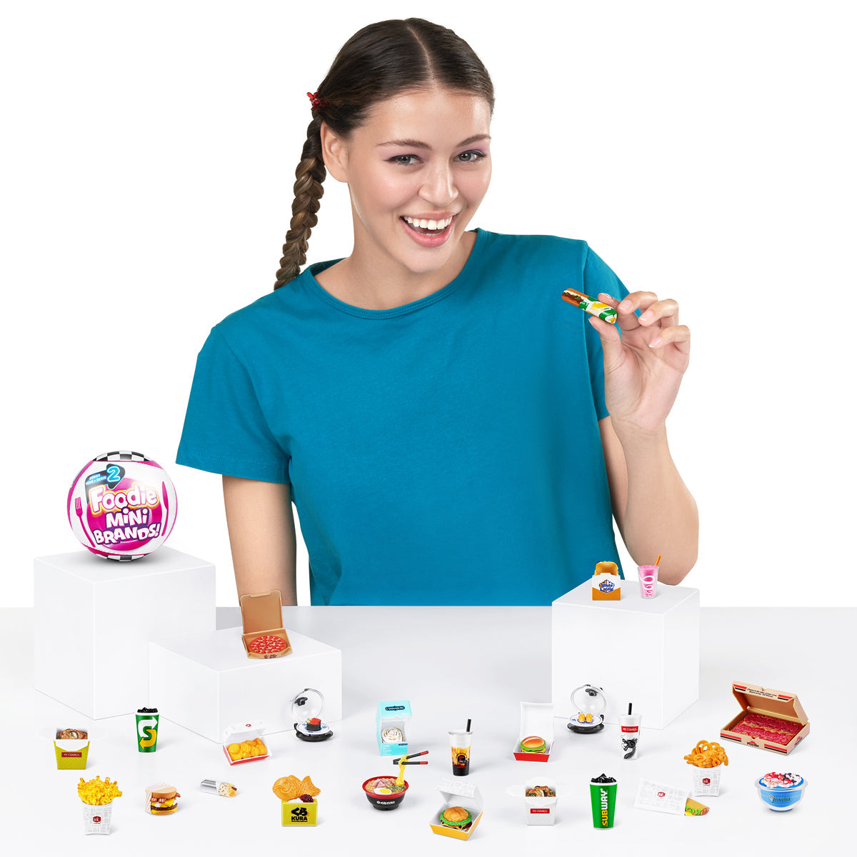 Foodie Mini Brands Series 2 Capsule by ZURU (Styles Vary)