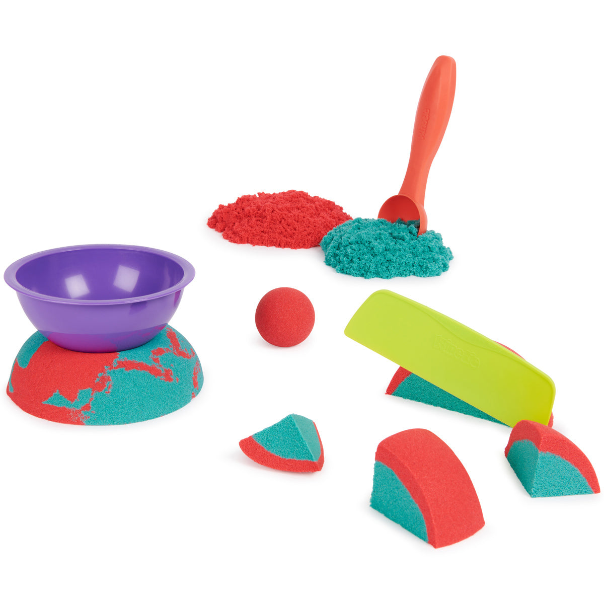 Kinetic Sand Mold n Flow Playset