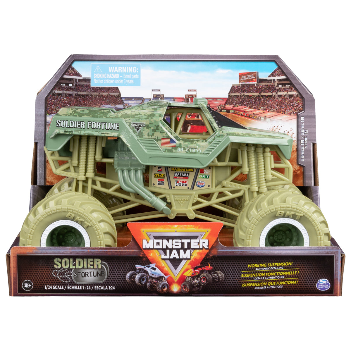 Monster Jam 1:24 Soldier Fortune Monster Truck