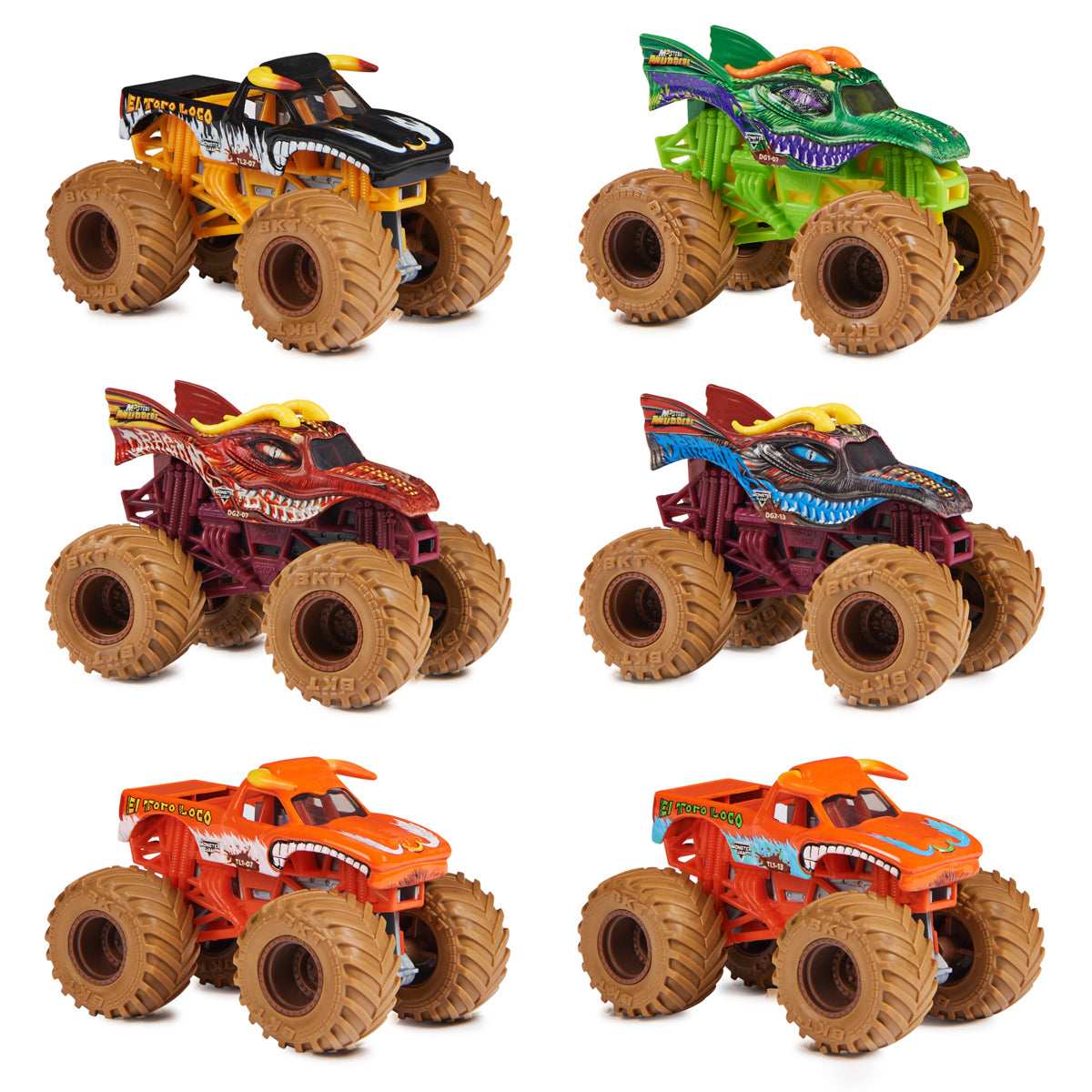 Monster Jam Mystery Mudders 1:84 Scale Car (Styles Vary)