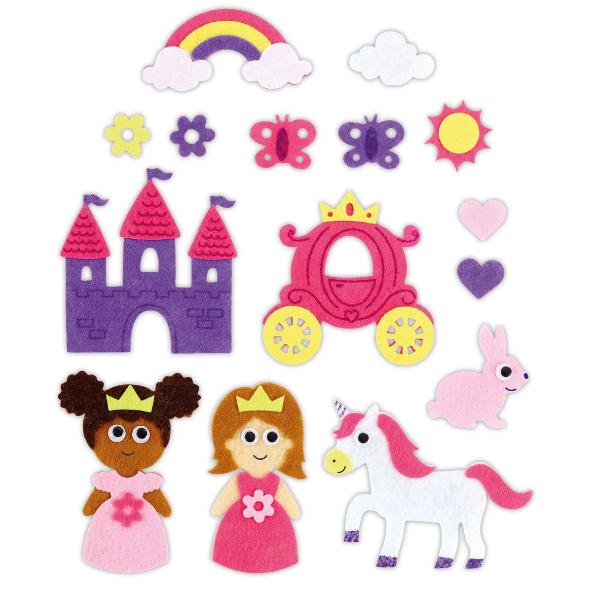 Early Learning Centre Make and Play Felt Pictures - Unicorns and Princesses