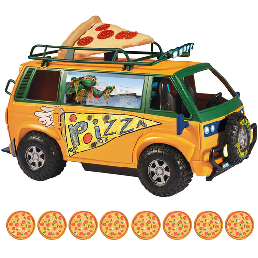 Teenage Mutant Ninja Turtles Mutant Mayhem - Pizza Fire Delivery Van Playset