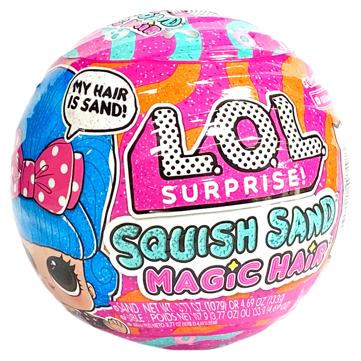 LOL Surprise! Squish Sand Magic Hair Tots Dolls (Styles Vary)