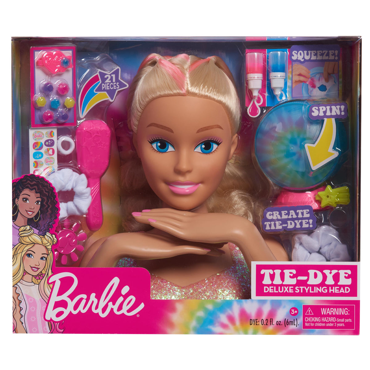 Barbie Tie Dye Deluxe Styling Head – The Entertainer Pakistan