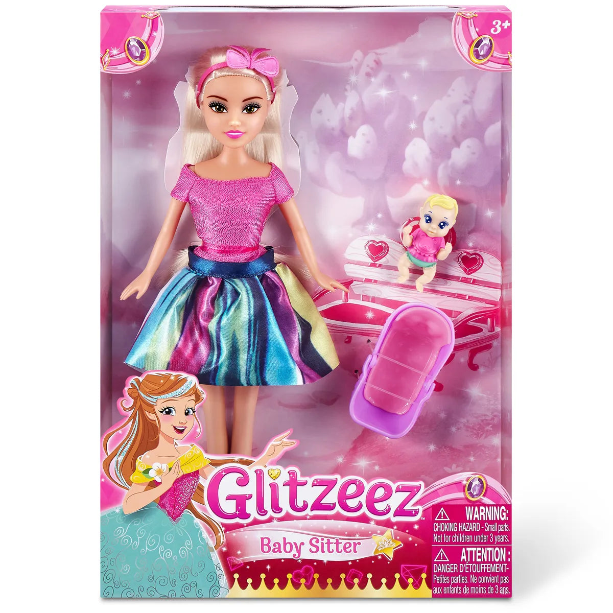 Glitzeez Babysitter Doll Playset