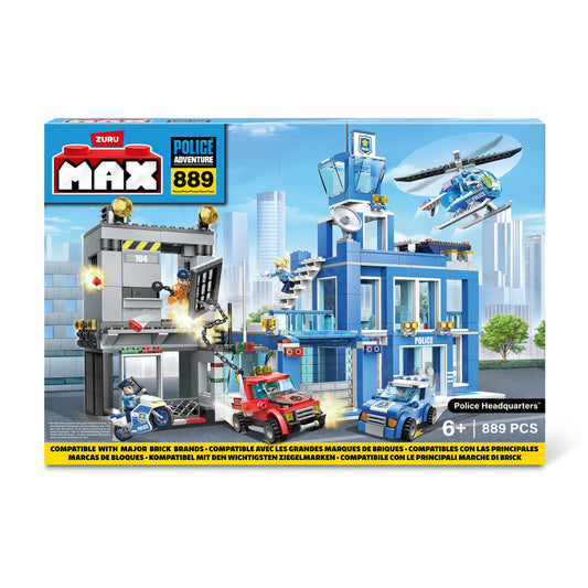 MAX City Police Adventure Police Headquarters Construction Set by ZURU