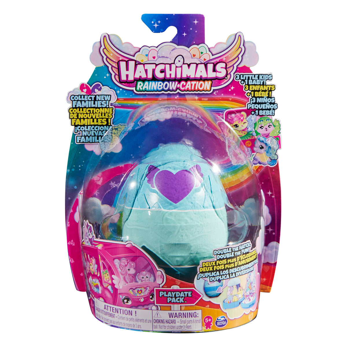 Hatchimals CollEGGtibles - Rainbow-Cation Playdate Pack (Styles Vary)