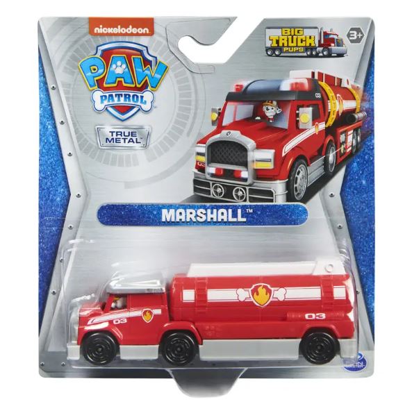 Paw Patrol - True Metal Big Truck Pups Die-Cast (Styles Vary)