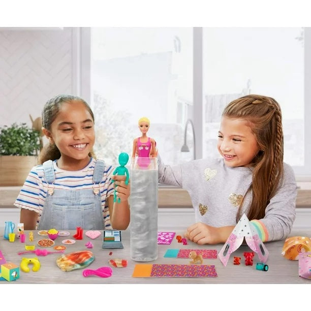 Barbie color reveal 2025 slumber party fun set