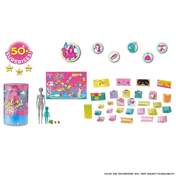 Barbie colour best sale reveal slumber party