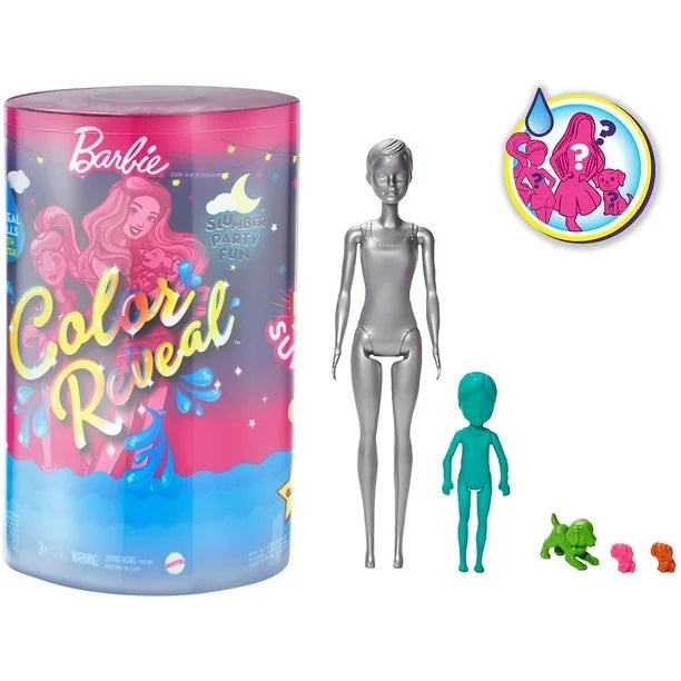 Barbie - Color Reveal Slumber Party Fun Set GRK14